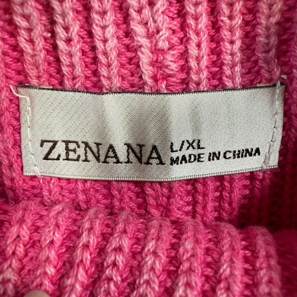 Zenana Outfitters Vibrant Pink Knit Sweater Vest 
S/M L/XL New in bag - Picture 4 of 14